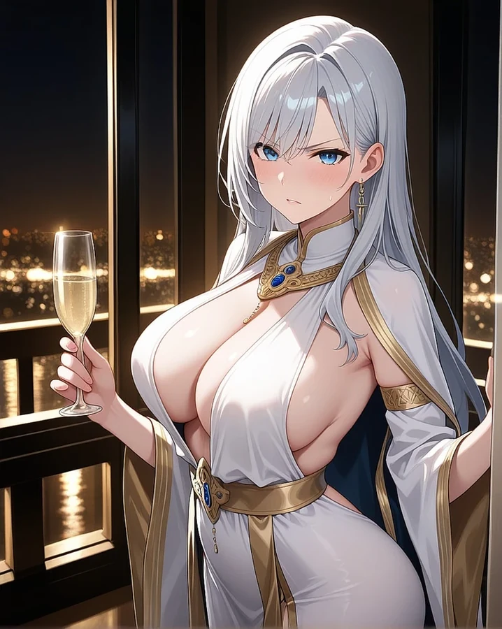 Evelyne Valerius, anime adult AI character from OurDream