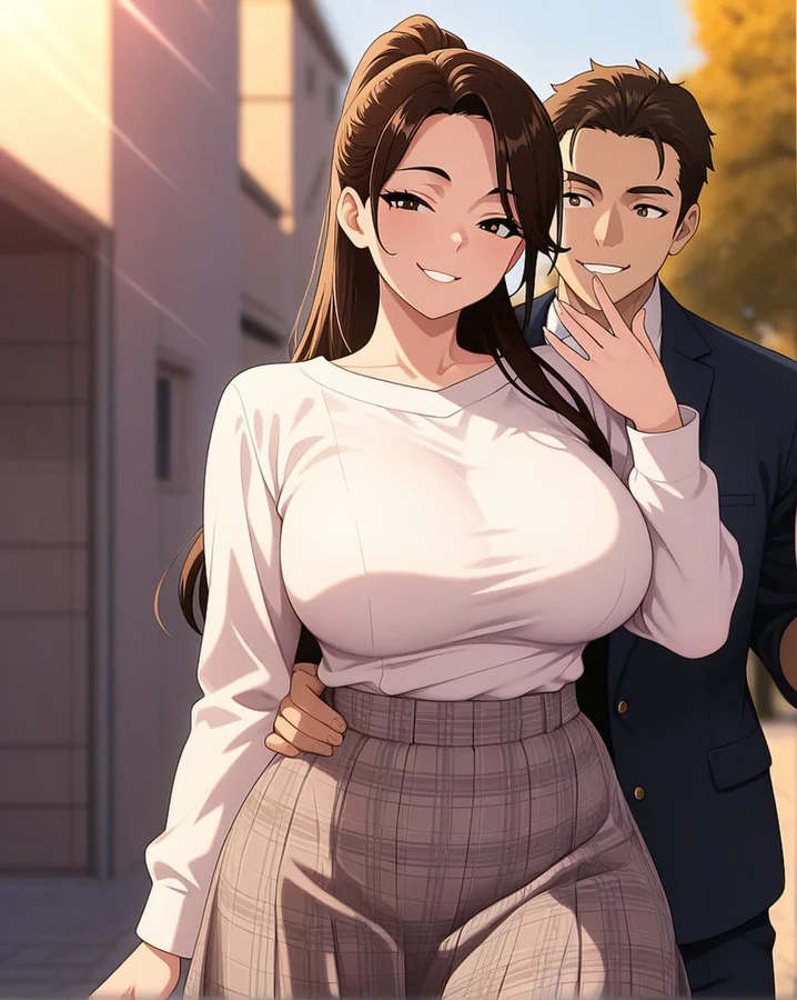 Stacy Waters, anime adult AI character from OurDream